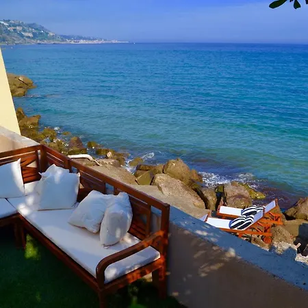 Beachfront Riviera With Own Private Sea Access Villa Ventimiglia